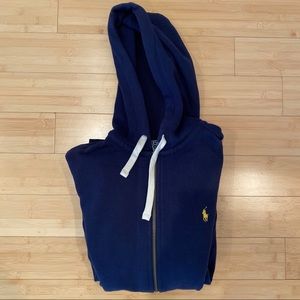 Ralph Lauren Navy Zip-Up Hoodie